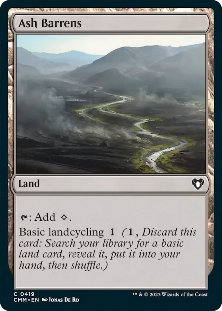 Ash Barrens [Commander Masters] | Exor Games Truro