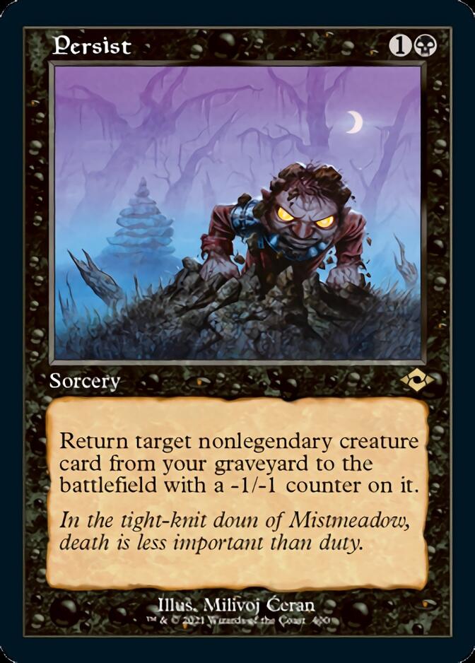 Persist (Retro Foil Etched) [Modern Horizons 2] | Exor Games Truro