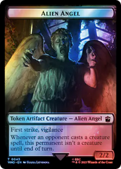 Alien Angel // Alien Salamander Double-Sided Token (Surge Foil) [Doctor Who Tokens] | Exor Games Truro