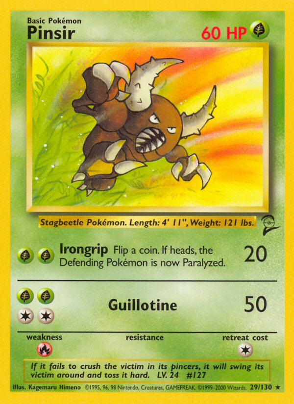 Pinsir (29/130) [Base Set 2] | Exor Games Truro