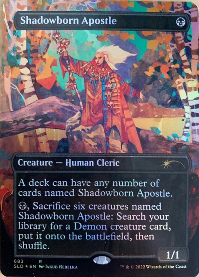 Shadowborn Apostle (Borderless) (683) [Secret Lair Drop Promos] | Exor Games Truro