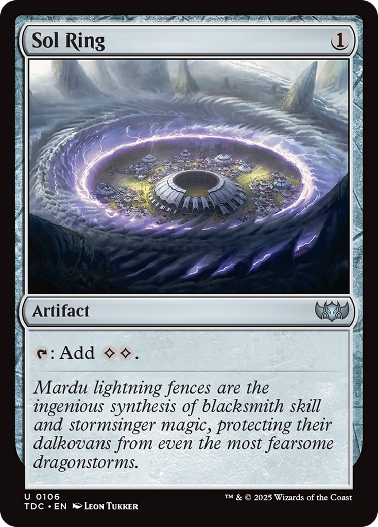 Sol Ring [Tarkir: Dragonstorm Commander] | Exor Games Truro