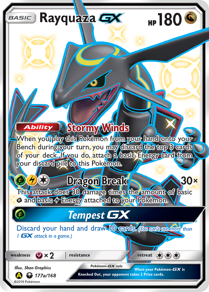 Rayquaza GX (177a/168) [Alternate Art Promos] | Exor Games Truro