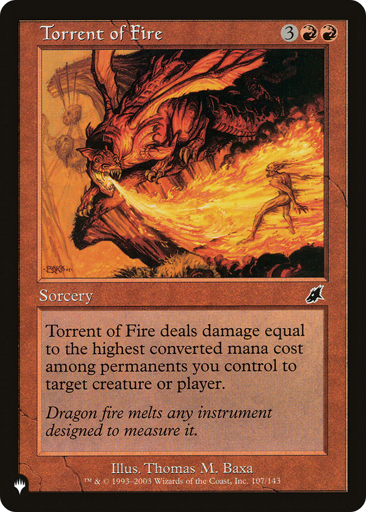 Torrent of Fire [The List] | Exor Games Truro