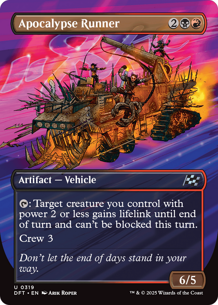 Apocalypse Runner (Borderless) [Aetherdrift] | Exor Games Truro