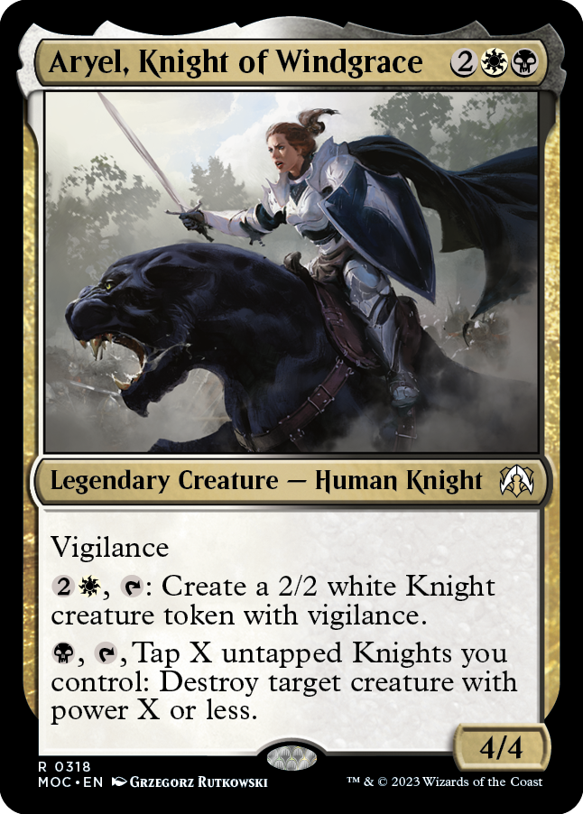 Aryel, Knight of Windgrace [March of the Machine Commander] | Exor Games Truro