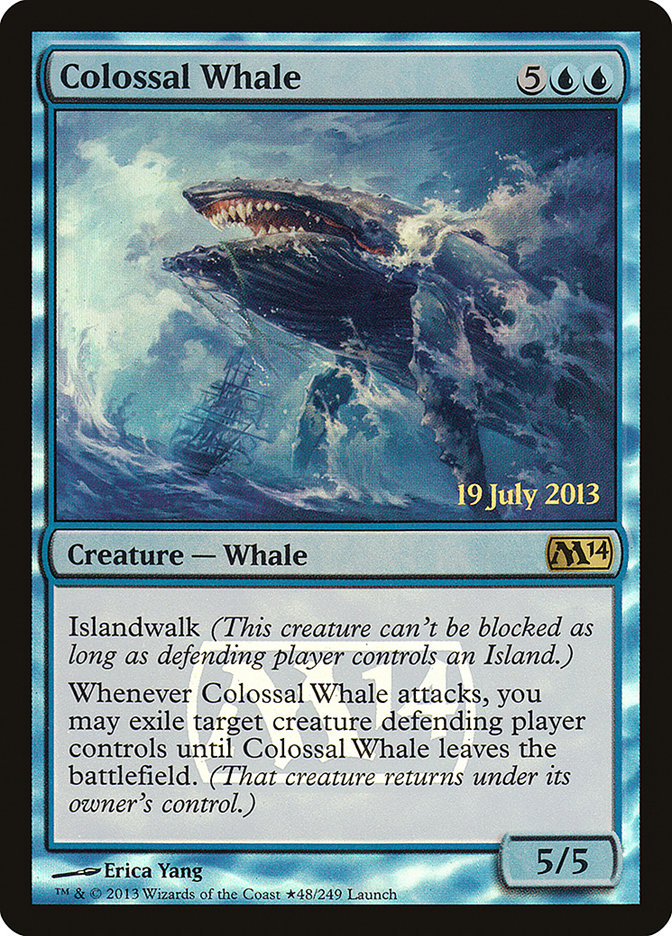 Colossal Whale [Magic 2014 Prerelease Promos] | Exor Games Truro