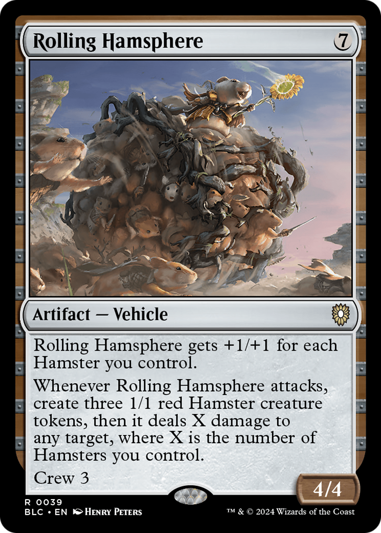 Rolling Hamsphere [Bloomburrow Commander] | Exor Games Truro