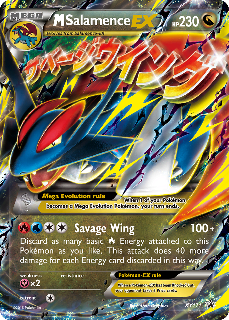 M Salamence EX (XY171) [XY: Black Star Promos] | Exor Games Truro