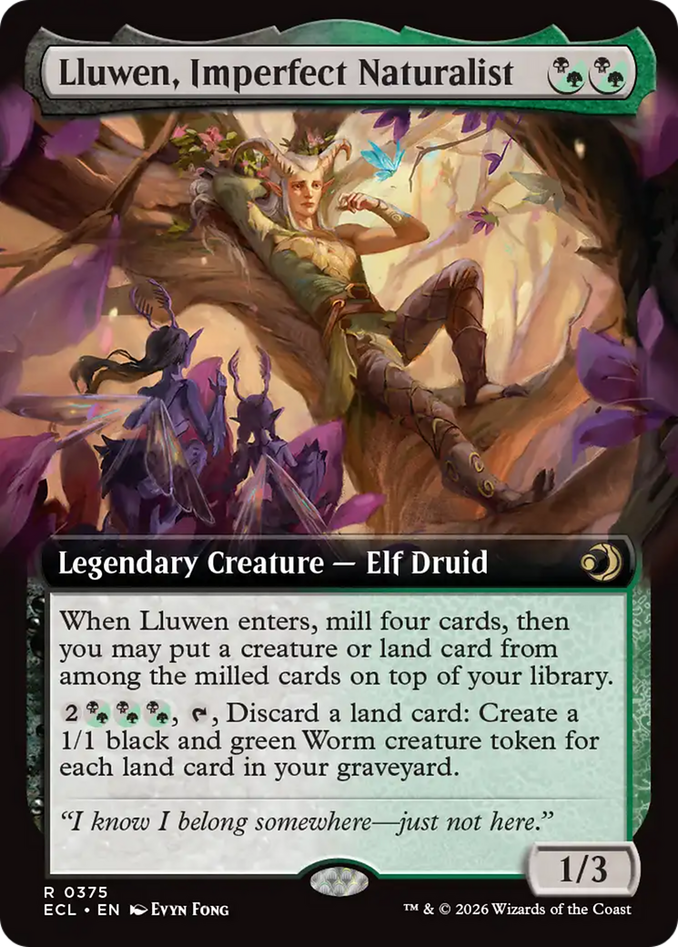 Lluwen, Imperfect Naturalist (Extended Art) [Lorwyn Eclipsed] | Exor Games Truro