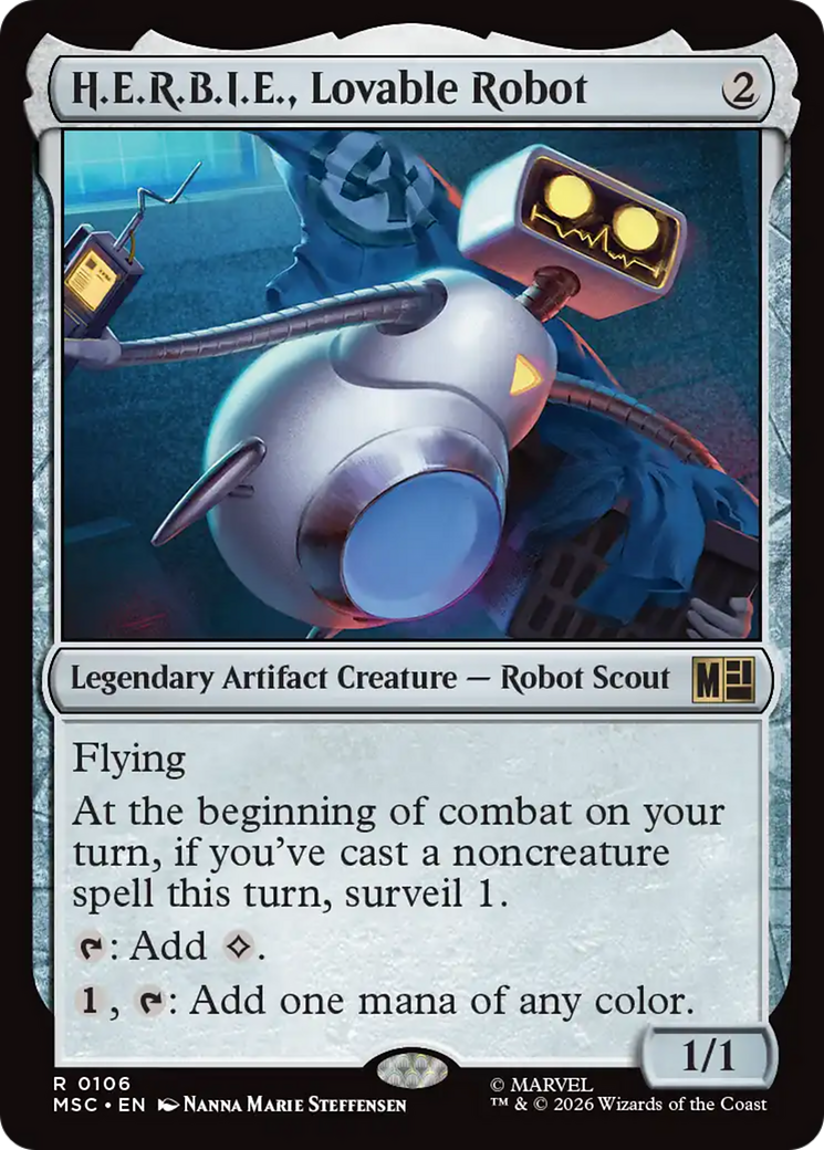 H.E.R.B.I.E., Lovable Robot [Marvel Super Heroes Commander] | Exor Games Truro