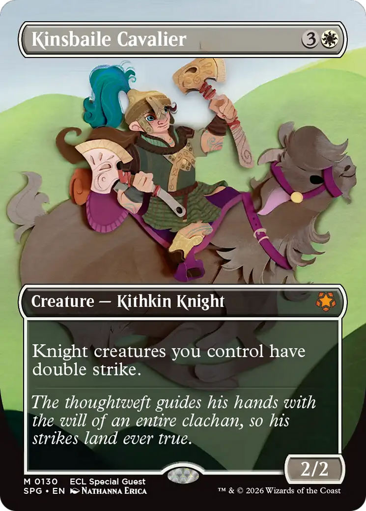Kinsbaile Cavalier (Borderless) [Lorwyn Eclipsed Special Guests] | Exor Games Truro