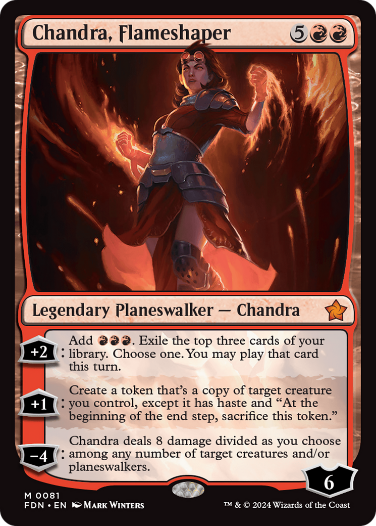 Chandra, Flameshaper [Foundations] | Exor Games Truro