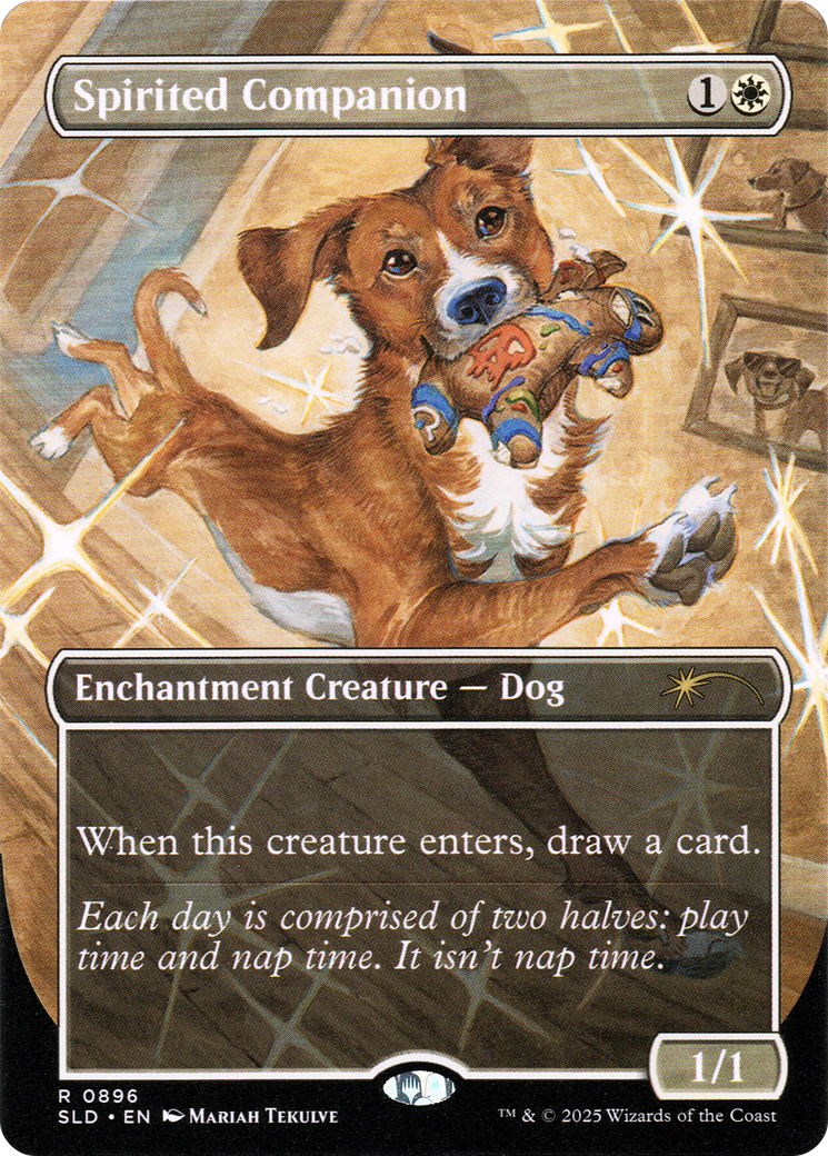 Spirited Companion (0896) (Rainbow Foil) [Secret Lair Drop Series] | Exor Games Truro