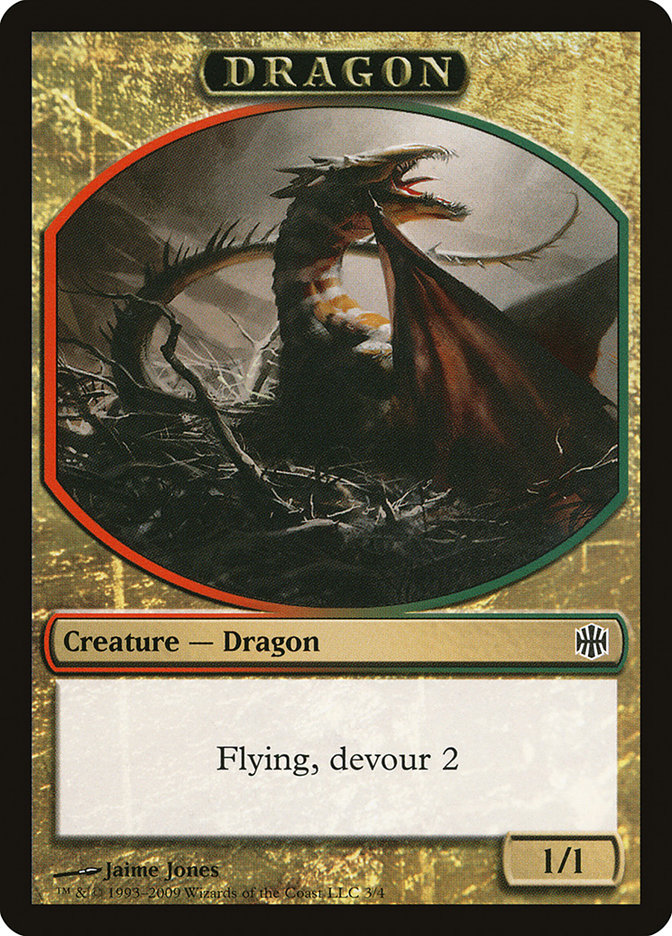 Dragon Token [Alara Reborn Tokens] | Exor Games Truro