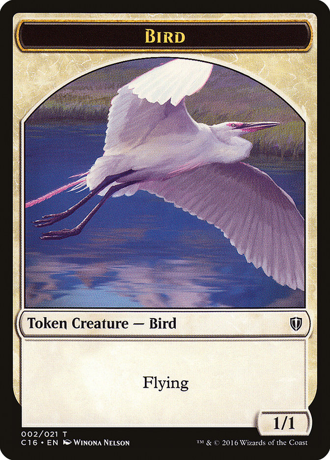 Myr // Bird (002) Double-Sided Token [Commander 2016 Tokens] | Exor Games Truro