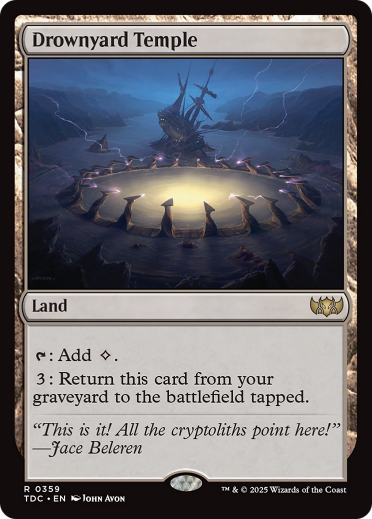 Drownyard Temple [Tarkir: Dragonstorm Commander] | Exor Games Truro