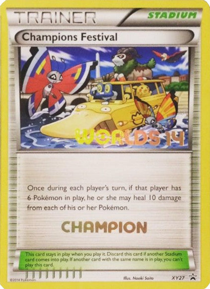 Champions Festival (XY27) (2014 Champion) [XY: Black Star Promos] | Exor Games Truro