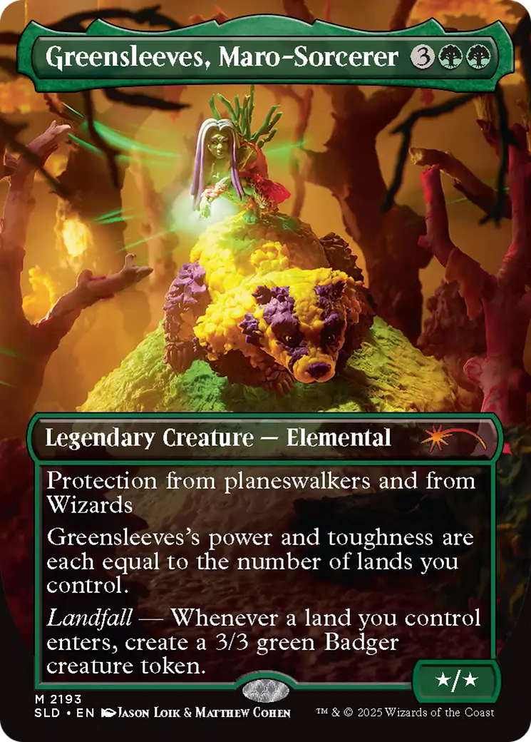 Greensleeves, Maro-Sorcerer (Rainbow Foil) [Secret Lair Drop Series] | Exor Games Truro