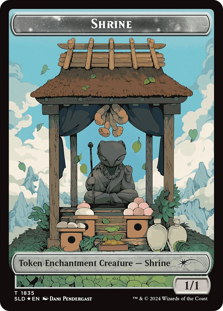 Shrine Token (Rainbow Foil) [Secret Lair: From Cute to Brute Tokens] | Exor Games Truro