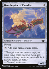 Ornithopter of Paradise [The List Reprints] | Exor Games Truro