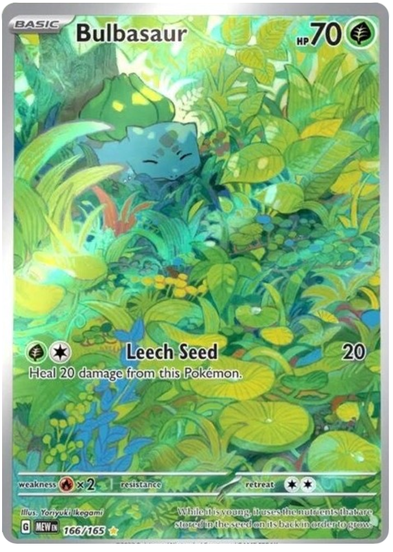 Bulbasaur (166/165) [Scarlet & Violet: 151] | Exor Games Truro