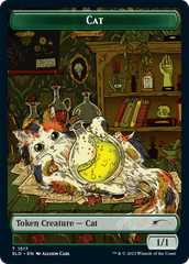 Dog // Cat Double-Sided Token [Secret Lair Commander Deck: Raining Cats and Dogs Tokens] | Exor Games Truro