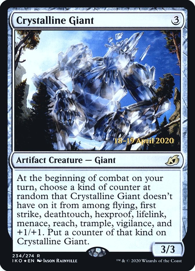 Crystalline Giant [Ikoria: Lair of Behemoths Prerelease Promos] | Exor Games Truro