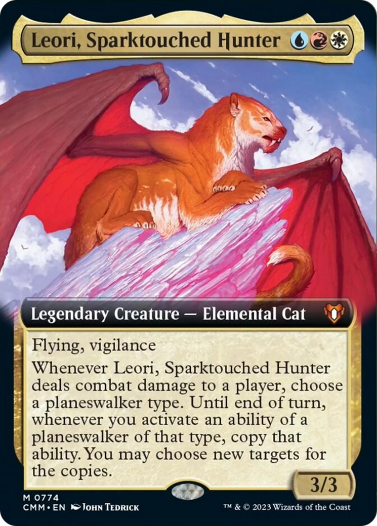 Leori, Sparktouched Hunter (Extended Art) [Commander Masters] | Exor Games Truro