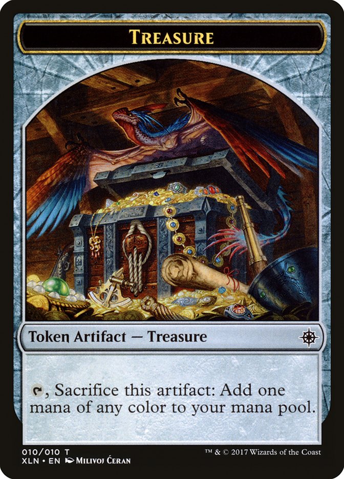 Treasure Token (010/010) [Ixalan Tokens] | Exor Games Truro