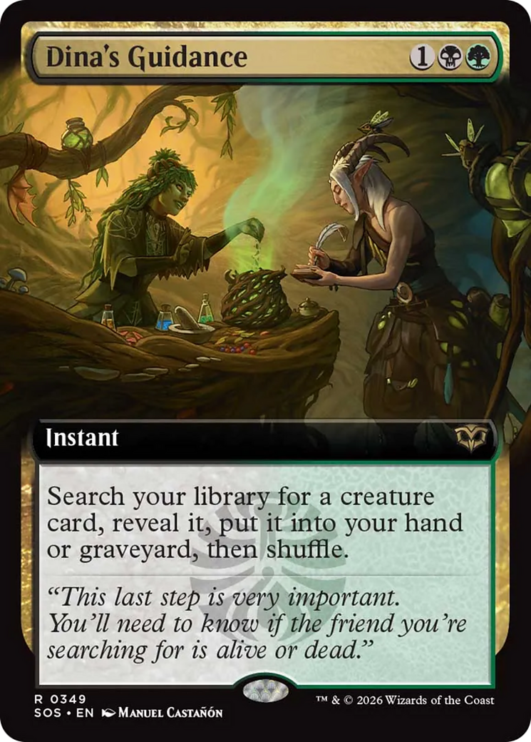 Dina's Guidance (Extended Art) [Secrets of Strixhaven] | Exor Games Truro