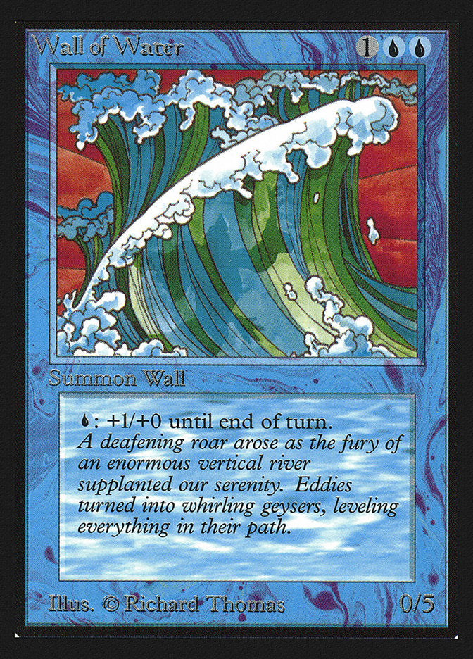 Wall of Water [International Collectors' Edition] | Exor Games Truro