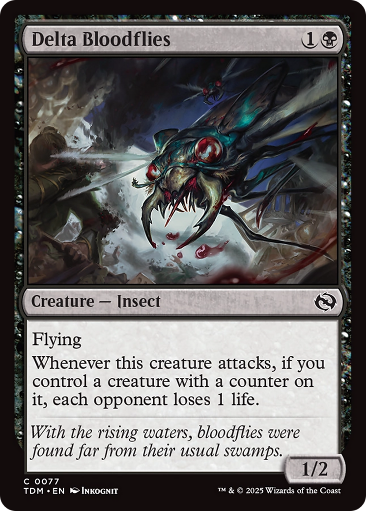 Delta Bloodflies [Tarkir: Dragonstorm] | Exor Games Truro
