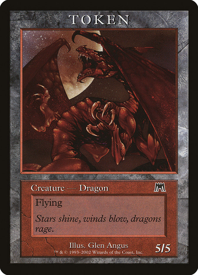 Dragon Token [Magic Player Rewards 2002] | Exor Games Truro