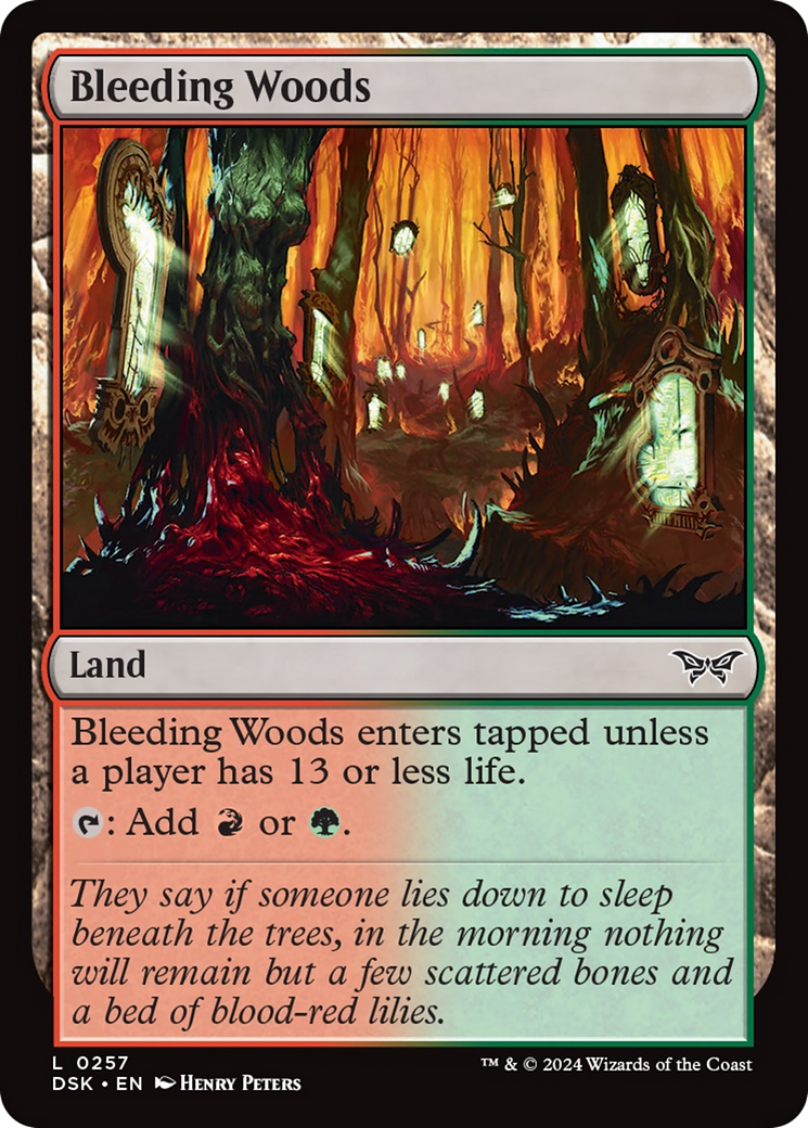 Bleeding Woods [Duskmourn: House of Horror] | Exor Games Truro