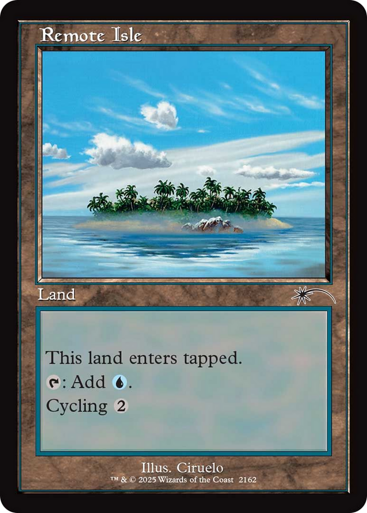 Remote Isle (Retro Frame) [Secret Lair Drop Series] | Exor Games Truro