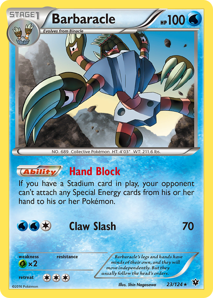 Barbaracle (23/124) [XY: Fates Collide] | Exor Games Truro