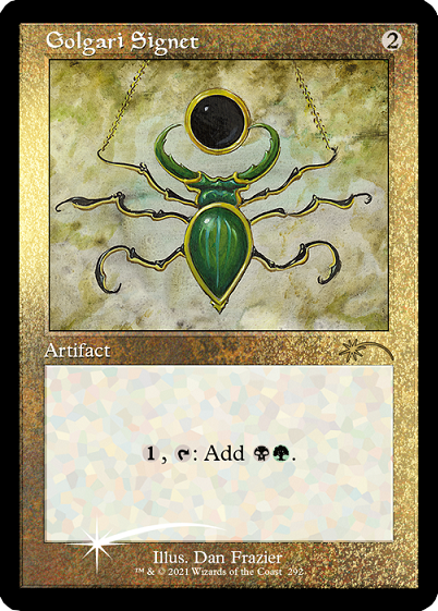 Golgari Signet (Retro) (Foil Etched) [Secret Lair Drop Series] | Exor Games Truro