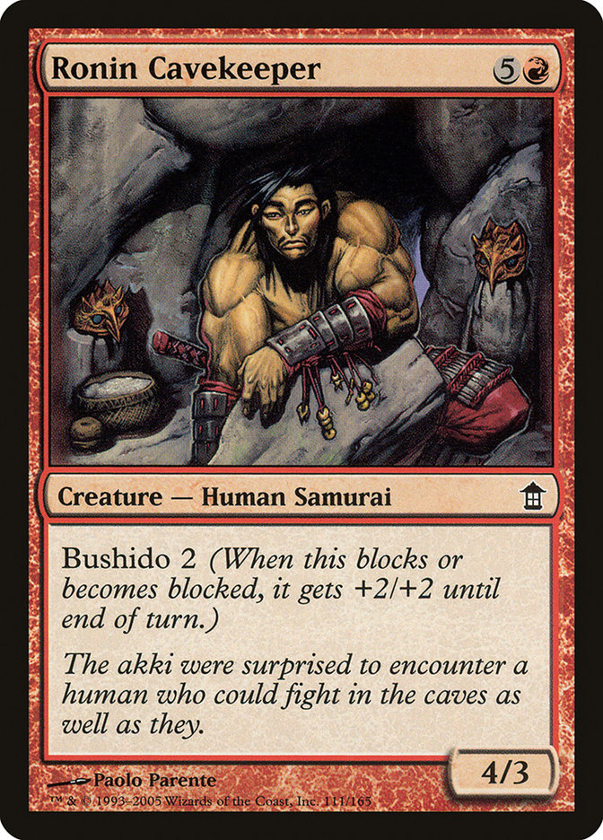 Ronin Cavekeeper [Saviors of Kamigawa] | Exor Games Truro