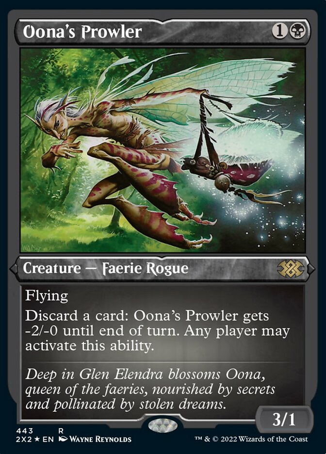 Oona's Prowler (Foil Etched) [Double Masters 2022] | Exor Games Truro