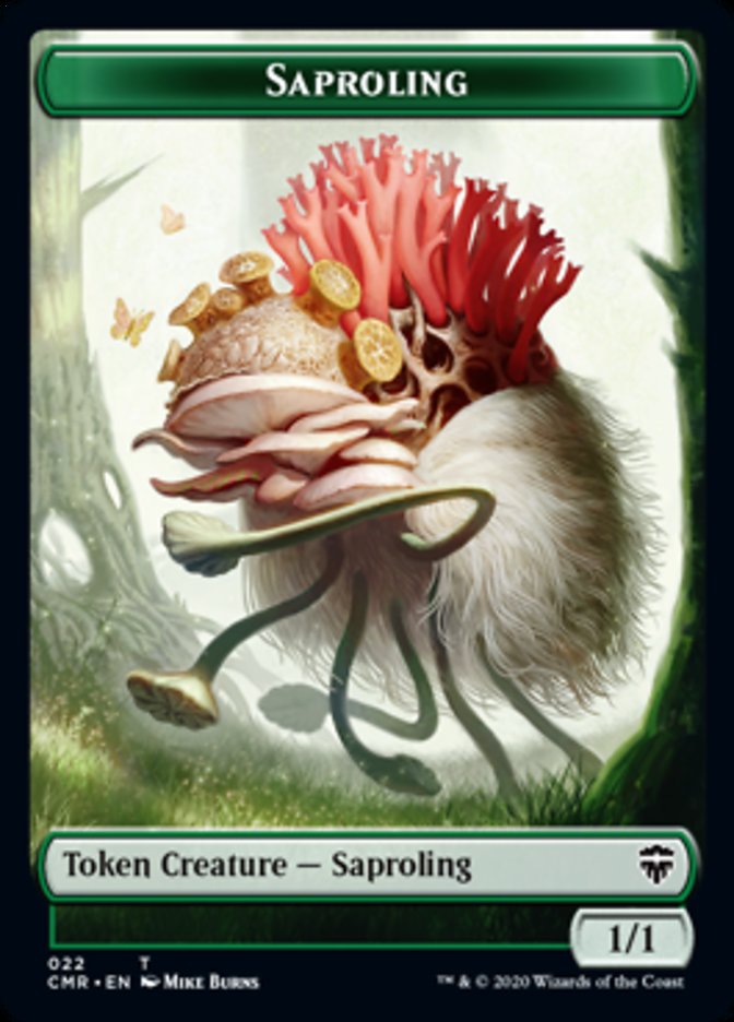 Illusion // Saproling Double-Sided Token [Commander Legends Tokens] | Exor Games Truro