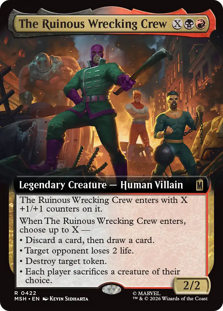 The Ruinous Wrecking Crew (Extended Art) [Marvel Super Heroes] | Exor Games Truro