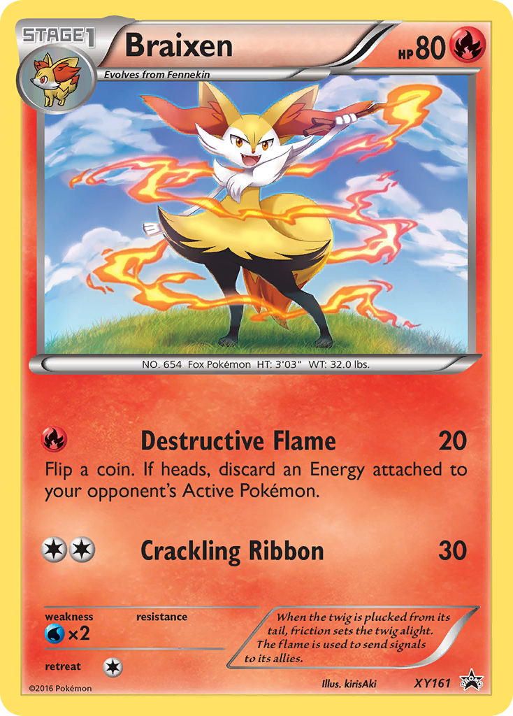 Braixen (XY161) [XY: Black Star Promos] | Exor Games Truro