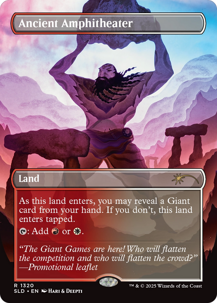 Ancient Amphitheater (Rainbow Foil) [Secret Lair Drop Series] | Exor Games Truro
