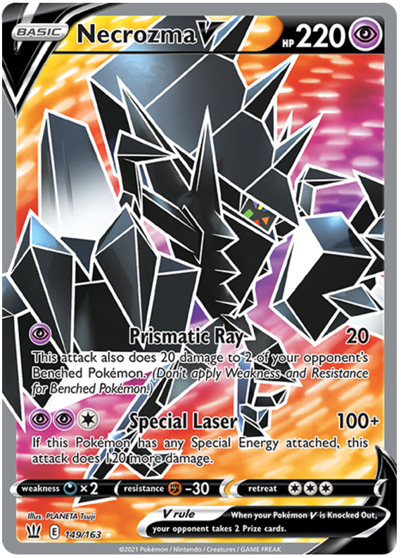 Necrozma V (149/163) [Sword & Shield: Battle Styles] | Exor Games Truro