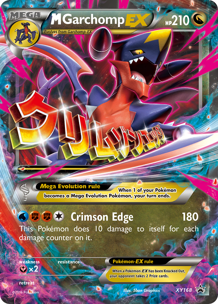 M Garchomp EX (XY168) [XY: Black Star Promos] | Exor Games Truro