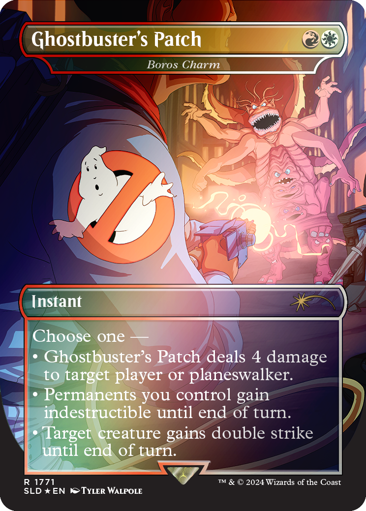 Ghostbuster's Patch - Boros Charm (Rainbow Foil) [Secret Lair Drop Series] | Exor Games Truro