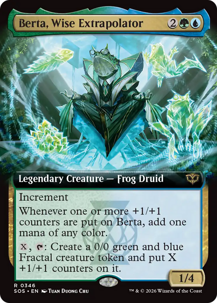 Berta, Wise Extrapolator (Extended Art) [Secrets of Strixhaven] | Exor Games Truro