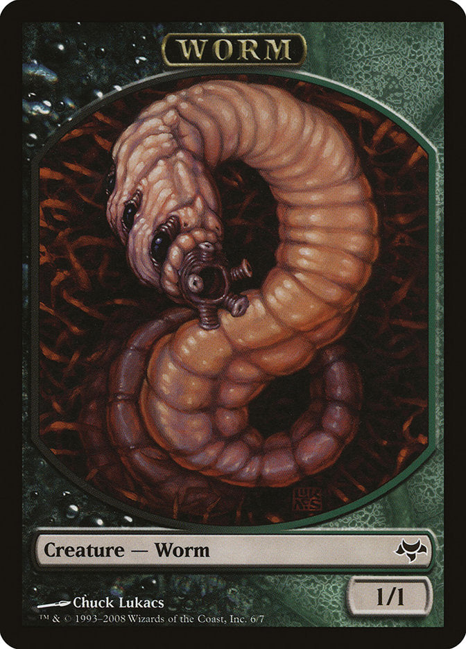 Worm Token [Eventide Tokens] | Exor Games Truro