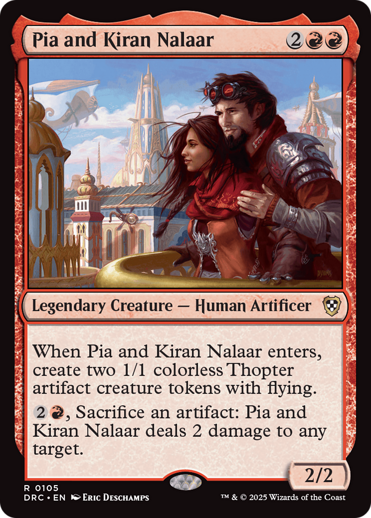 Pia and Kiran Nalaar [Aetherdrift Commander] | Exor Games Truro
